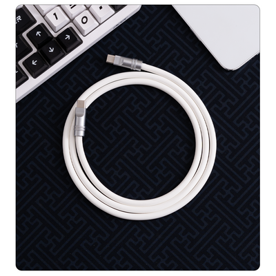 240W Custom Dual Type-C Silicone Cable