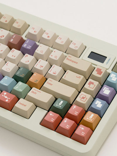 TUTKEYS - ALER Juego de teclas PBT por sublimación ANSI/ISO