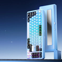 Teclado mecánico trimodo LEOBOG HI86 de aluminio al 75 % 