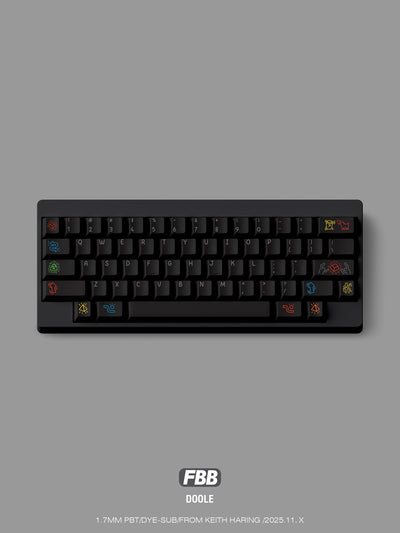 FBB - Graffiti Series Dark & White Original Keycap Set
