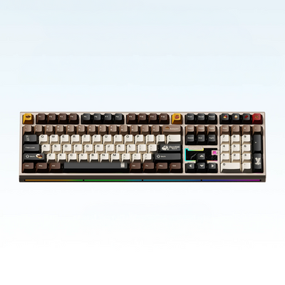 Weikav - NUT108 Mechanische kabellose Full-Size-Tastatur aus Aluminium