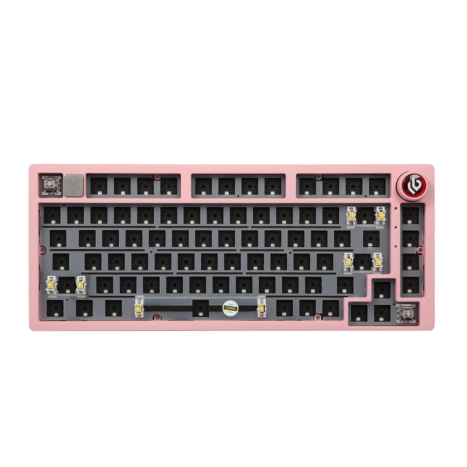 Teclado mecánico LEOBOG HI75 de aluminio al 75 % con montaje en junta 