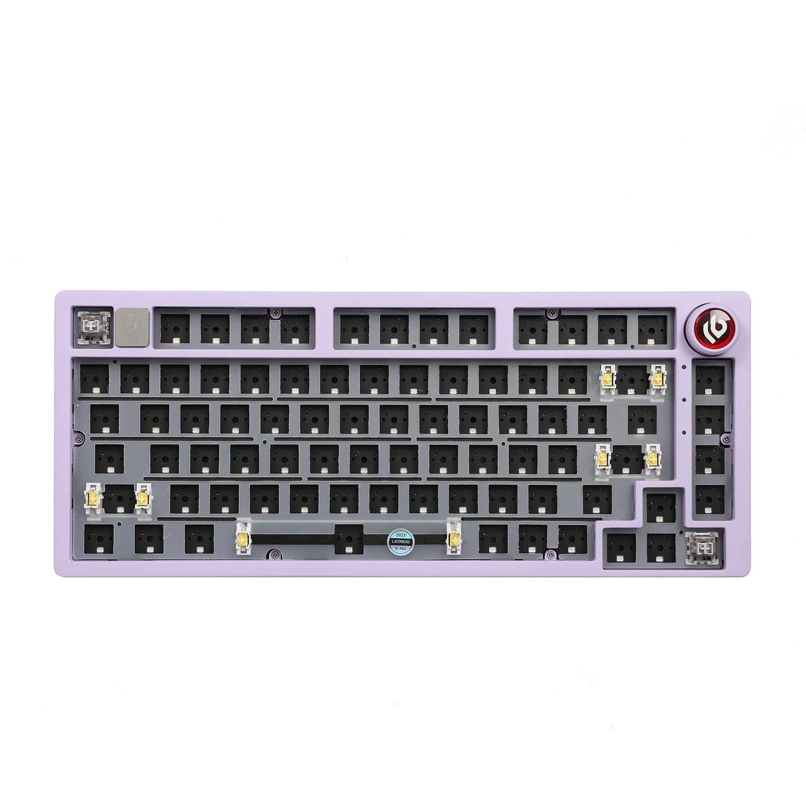 Teclado mecánico LEOBOG HI75 de aluminio al 75 % con montaje en junta 