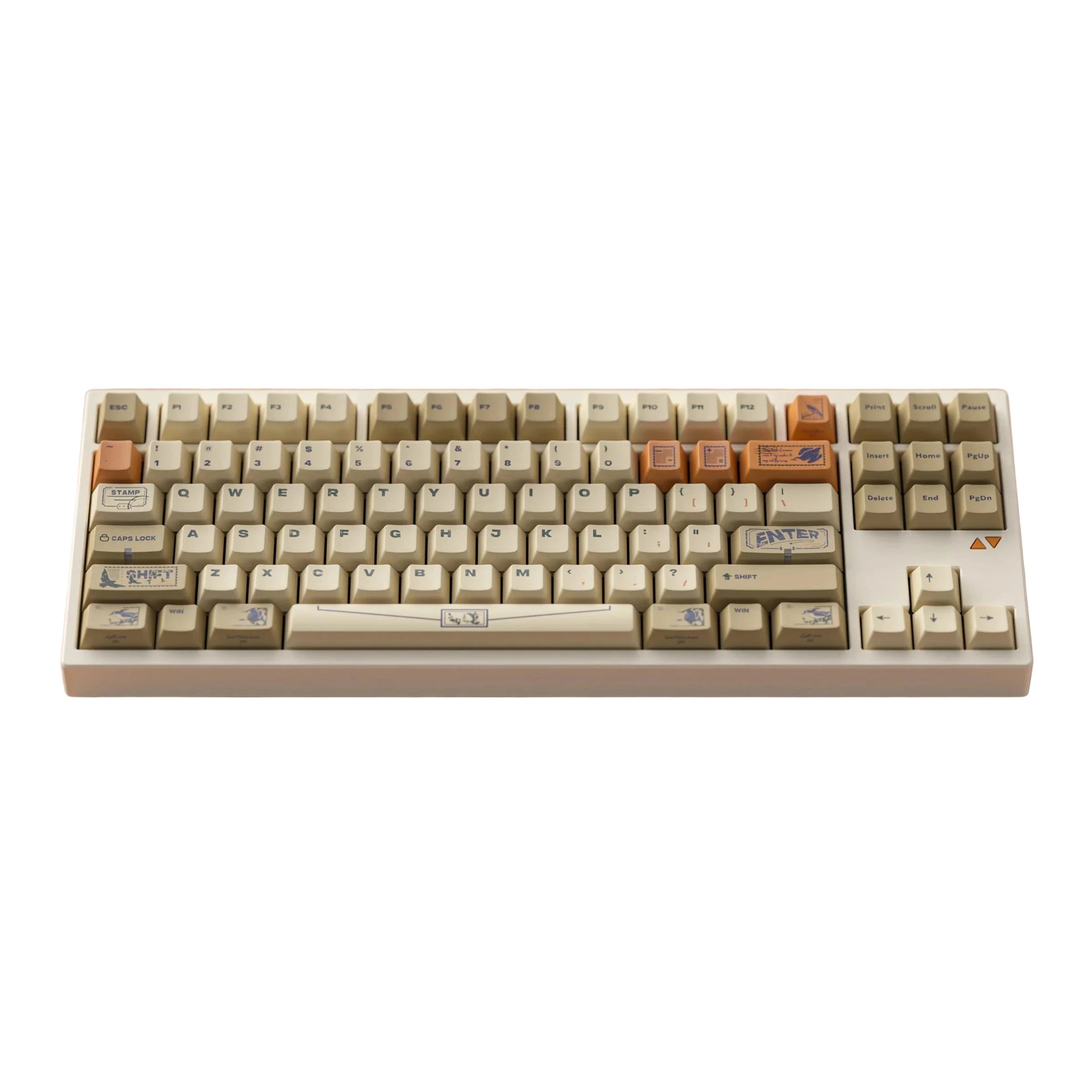 ALOHAKB - Stamp R2 Cherry Profile PBT Dye‑Sub Keycaps Set – OZO