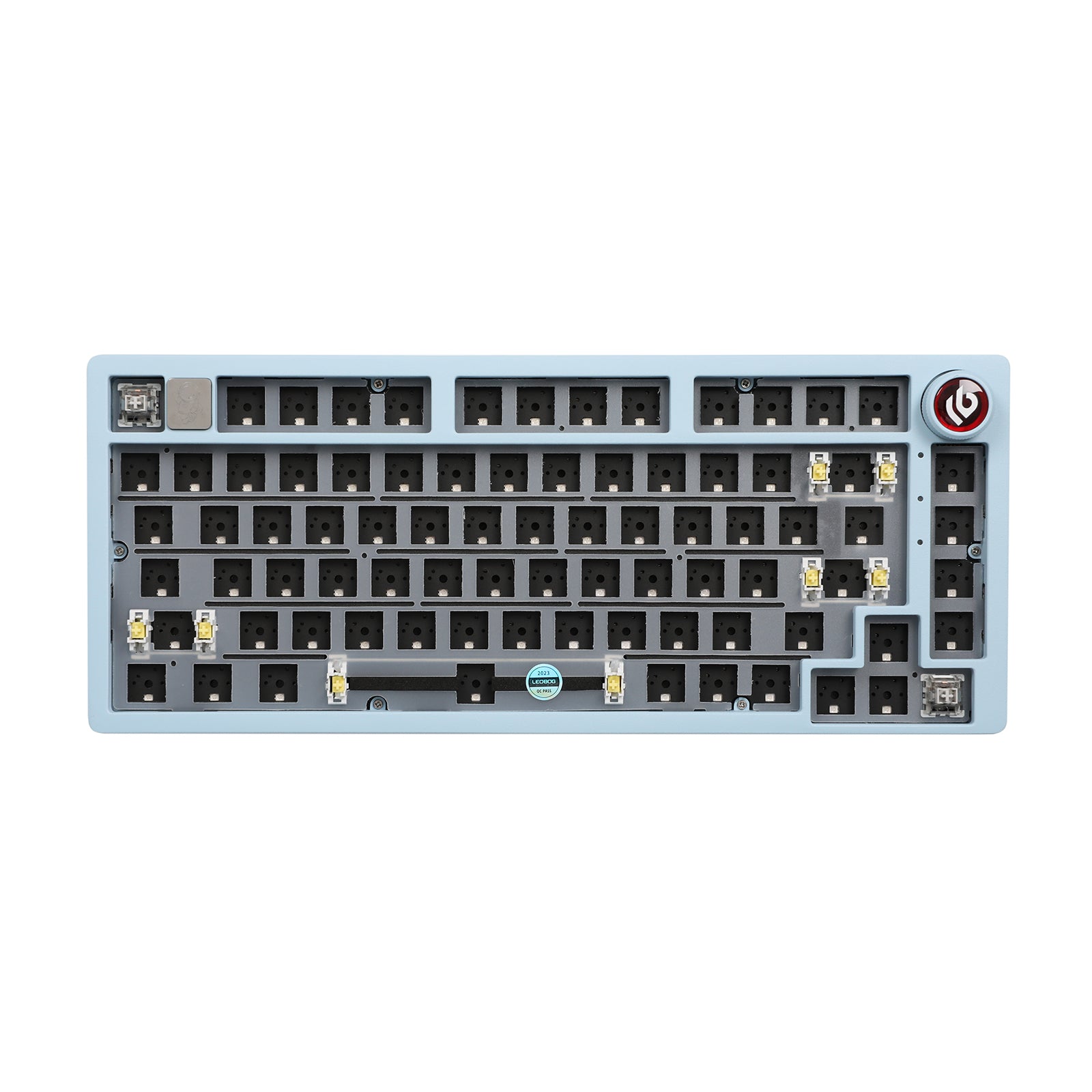 LEOBOG HI75 Mechanische Tastatur mit Dichtungsmontage aus 75 % Aluminium 