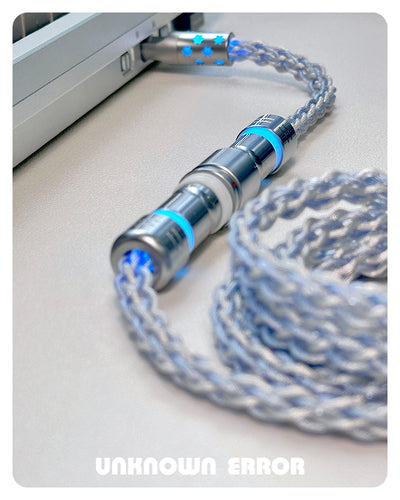 UNKNOWN ERROR - D10 Pale Blue/RGB Light - Bluebird Series Keyboard Cable