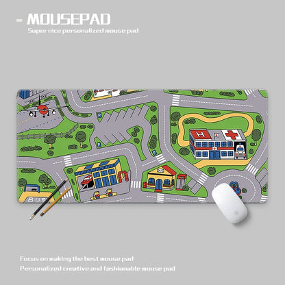 Busy Town & Street Racing R3 Deskmats