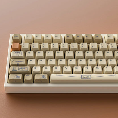 ALOHAKB - Stamp R2 Cherry Profile PBT Dye‑Sub Keycaps Set