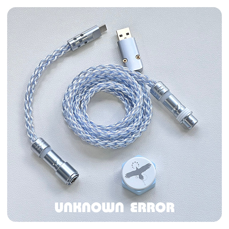 UNKNOWN ERROR - D10 Pale Blue/RGB Light - Bluebird Series Keyboard Cable