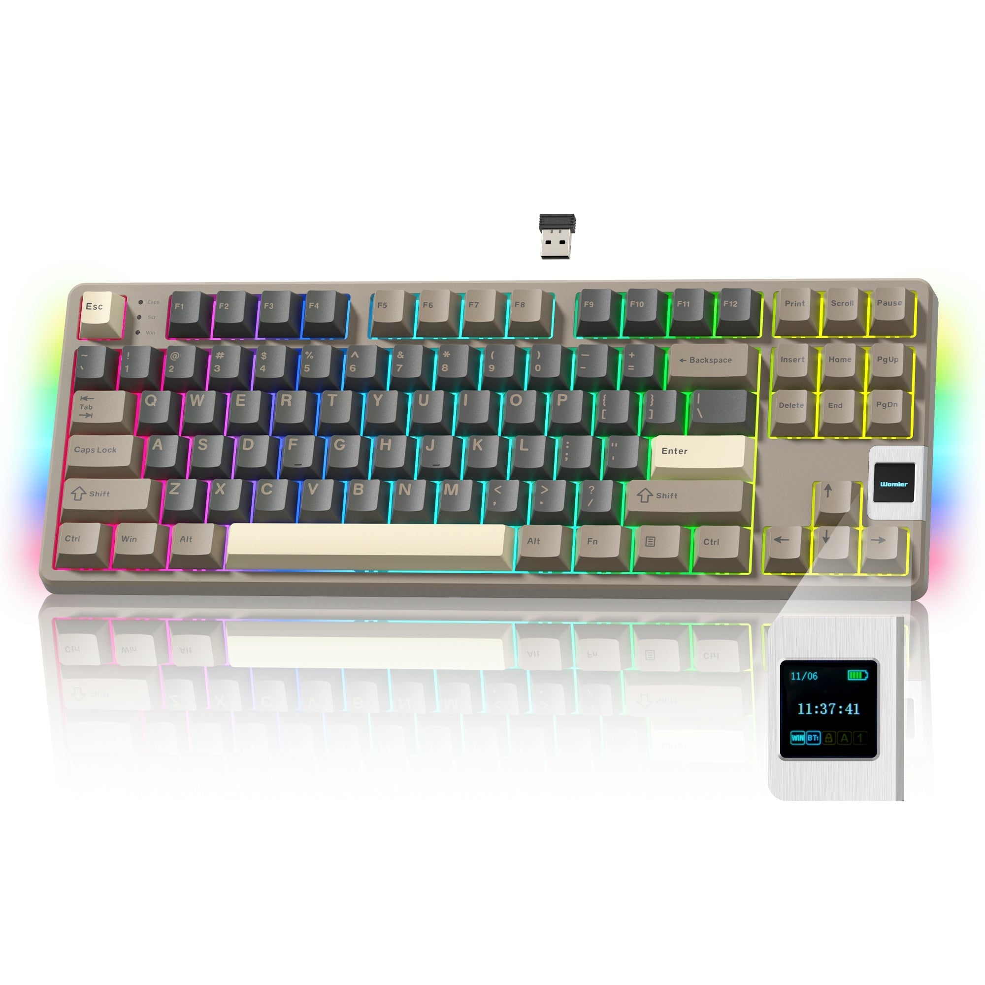 Womier - QK87 Hot-Swappable Mechanical Keyboard