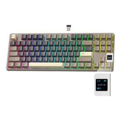 Teclado mecánico intercambiable en caliente Womier - QK87