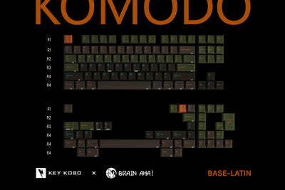 Keykobo - Komodo ABS Double-Shot Tastenkappenset 