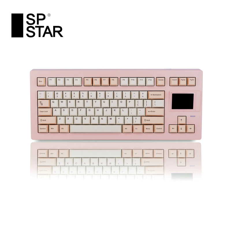 SP Star - D82 Pro Mechanical Keyboard with LCD Screen
