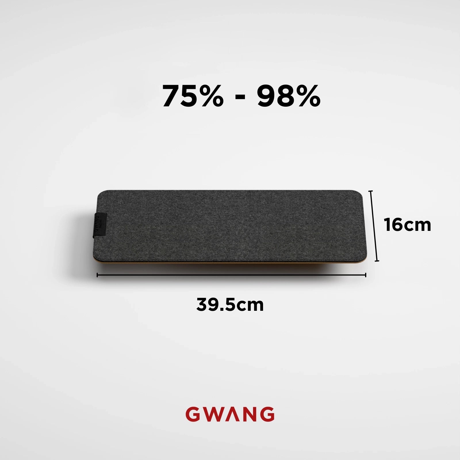 GWANG – Hi-Fi-Tastaturpad aus Korkfilz zur Stoßdämpfung und Geräuschreduzierung