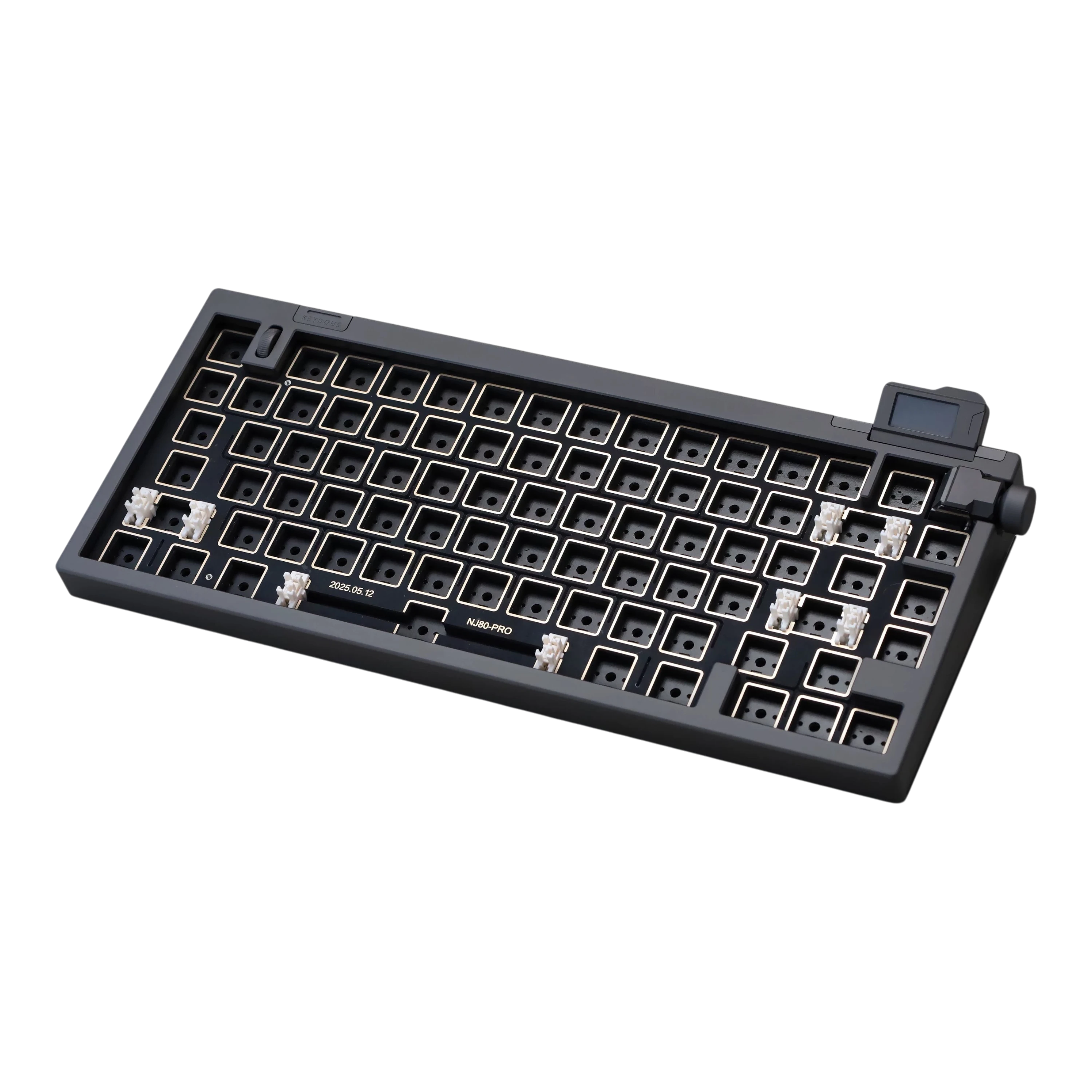 Keydous NJ80 Pro – Teclado mecánico inalámbrico de aleación de aluminio