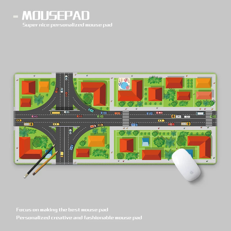 Busy Town & Street Racing R3 Deskmats