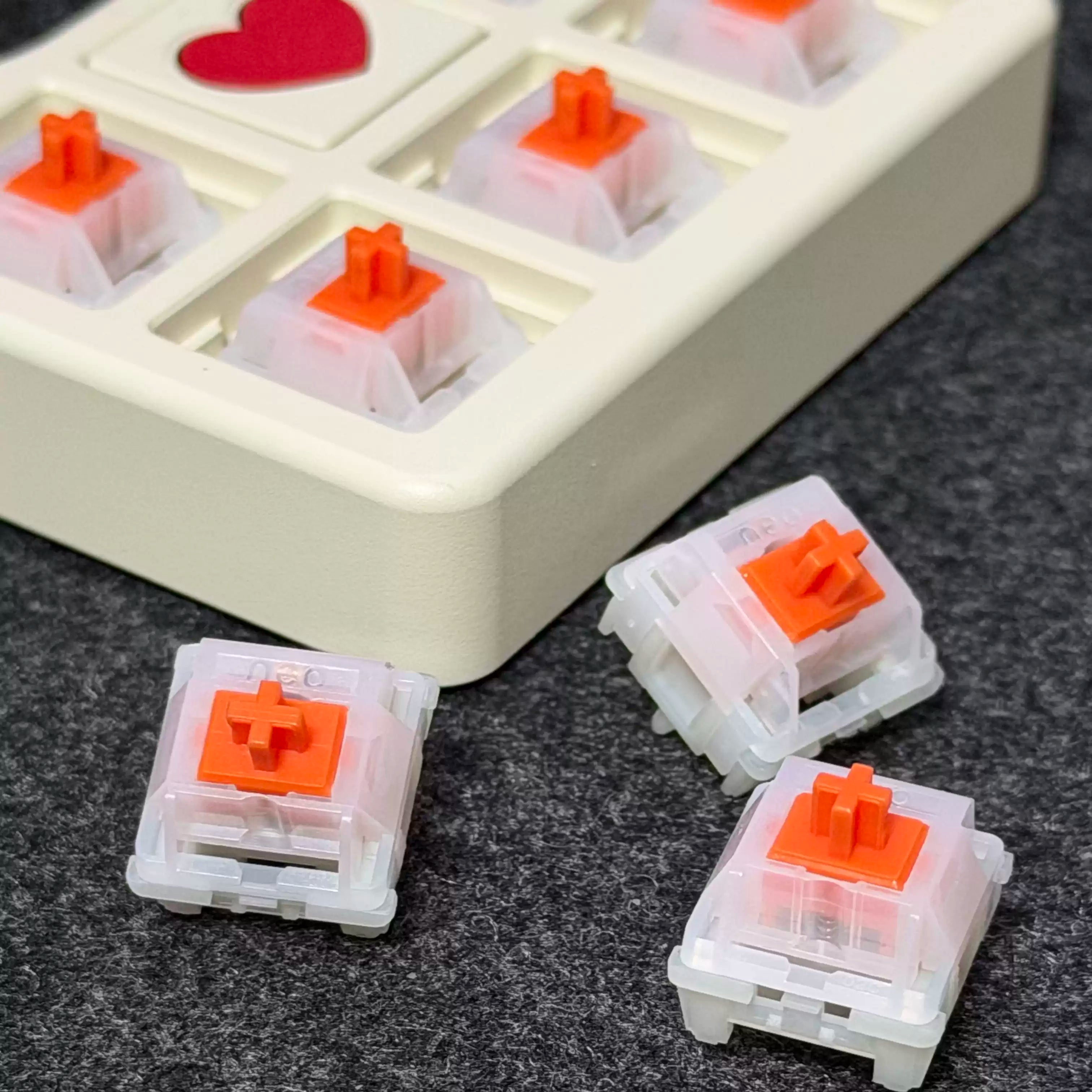 Interruptor lineal ámbar HMX × Evoworks 