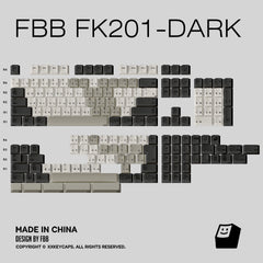 FK201 Retro Style PBT ANSI/ISO Keycap Set Japanese Katakana N9 9009