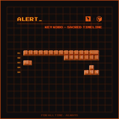 Keykobo - Sacred Timeline ABS Double-Shot ANSI/ISO Keycap Set