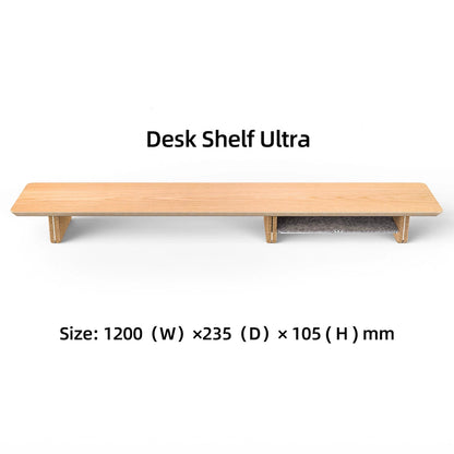 Laricare Solid Wood Dual Layer Monitor Stands