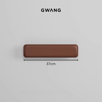 GWANG  – Leather-Texture Memory Foam Wrist Rest