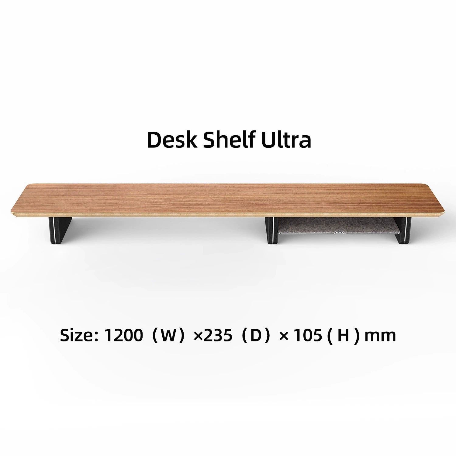 Laricare Solid Wood Dual Layer Monitor Stands