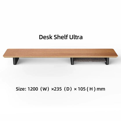 Laricare Solid Wood Dual Layer Monitor Stands