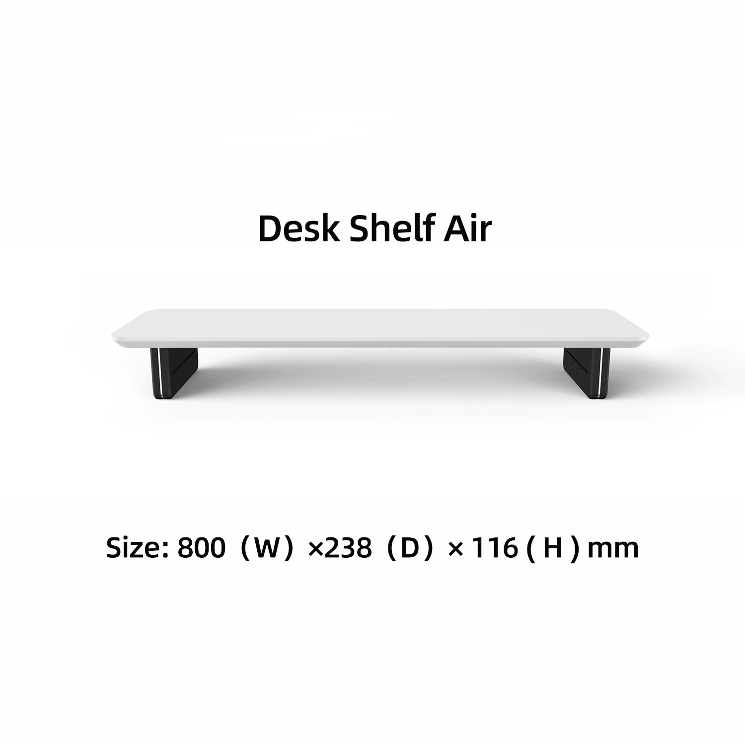 Laricare Solid Wood Dual Layer Monitor Stands