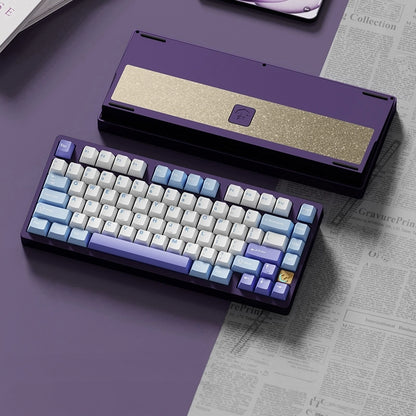 WEIKAV Stars75S – Teclado mecánico QMK inalámbrico al 75 % 