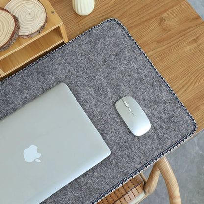 PINEYU - Felt Cork Mouse Pad Thickened Minimalist Desk Mat