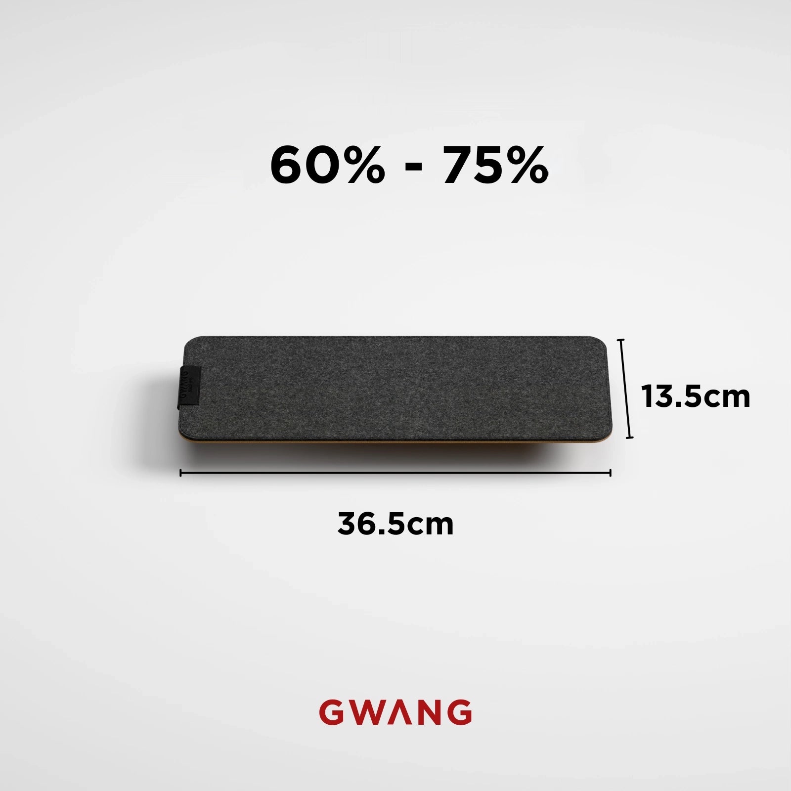 GWANG – Hi-Fi-Tastaturpad aus Korkfilz zur Stoßdämpfung und Geräuschreduzierung