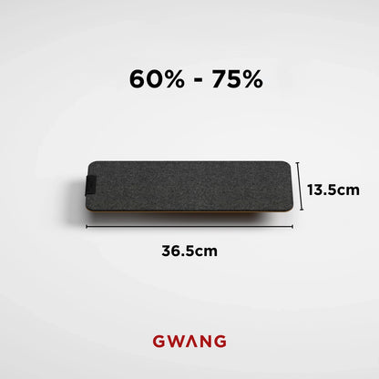 GWANG – Hi-Fi-Tastaturpad aus Korkfilz zur Stoßdämpfung und Geräuschreduzierung