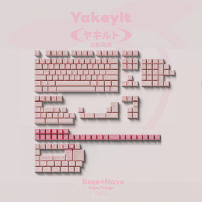 TUTKEYS - Juego de teclas Yakeylt Peach PBT Cherry Profile ANSI/ISO