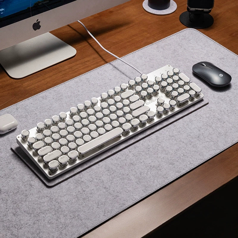 PINEYU - Felt Cork Mouse Pad Thickened Minimalist Desk Mat