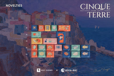 Keykobo - Cinque Terre ABS Double-Shot Keycap Set