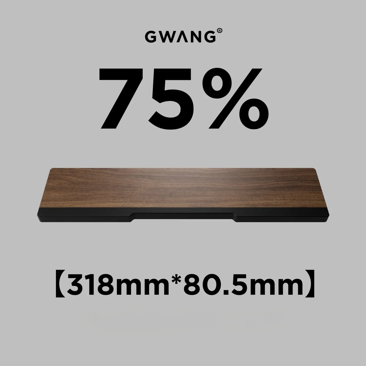 GWANG - Black Walnut & Purple Sandalwood Wooden Wrist Rest – OZO