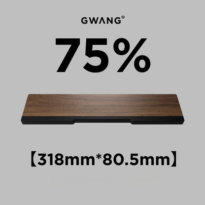 GWANG - Black Walnut & Purple Sandalwood Wooden Wrist Rest