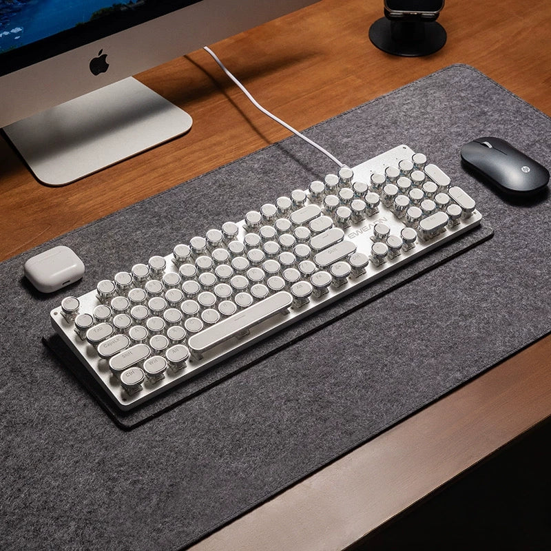 PINEYU - Felt Cork Mouse Pad Thickened Minimalist Desk Mat