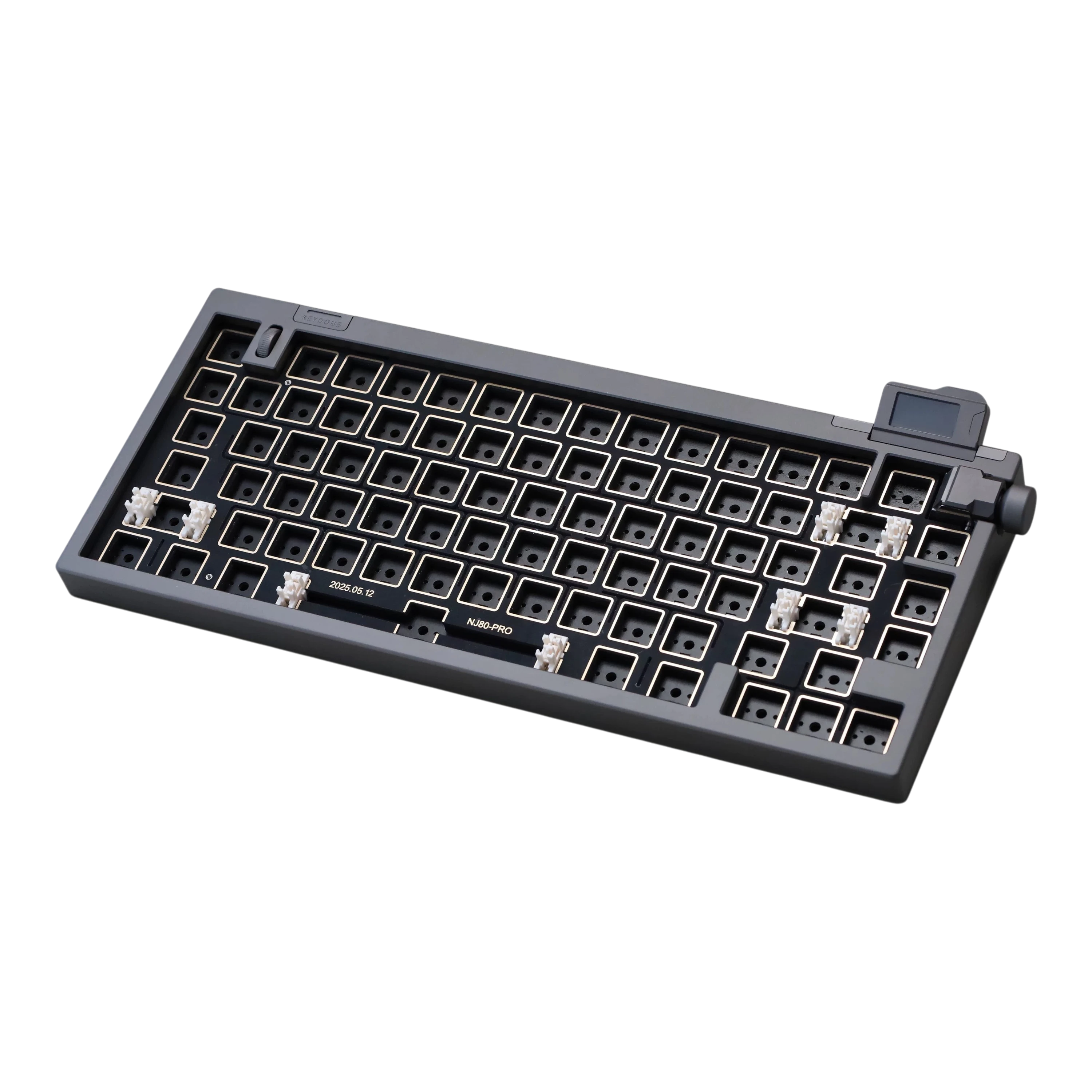 Keydous NJ80 Pro – Teclado mecánico inalámbrico de aleación de aluminio