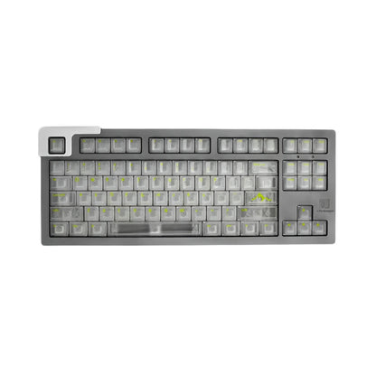 Effie Glacier Transparent White – 112-Key Cherry Profile ANSI Keycap Set