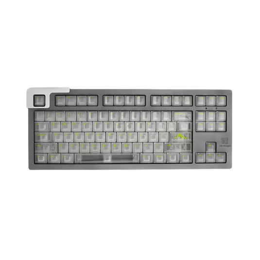 Effie Glacier Transparent White – 112-Key Cherry Profile ANSI Keycap Set