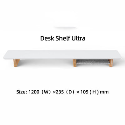 Laricare Solid Wood Dual Layer Monitor Stands