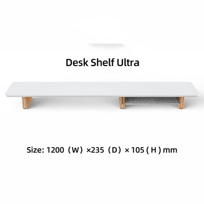 Laricare Solid Wood Dual Layer Monitor Stands