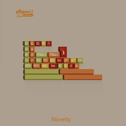 TUTKEYS Autumn Concert PBT ANSI/ISO Keycap Set