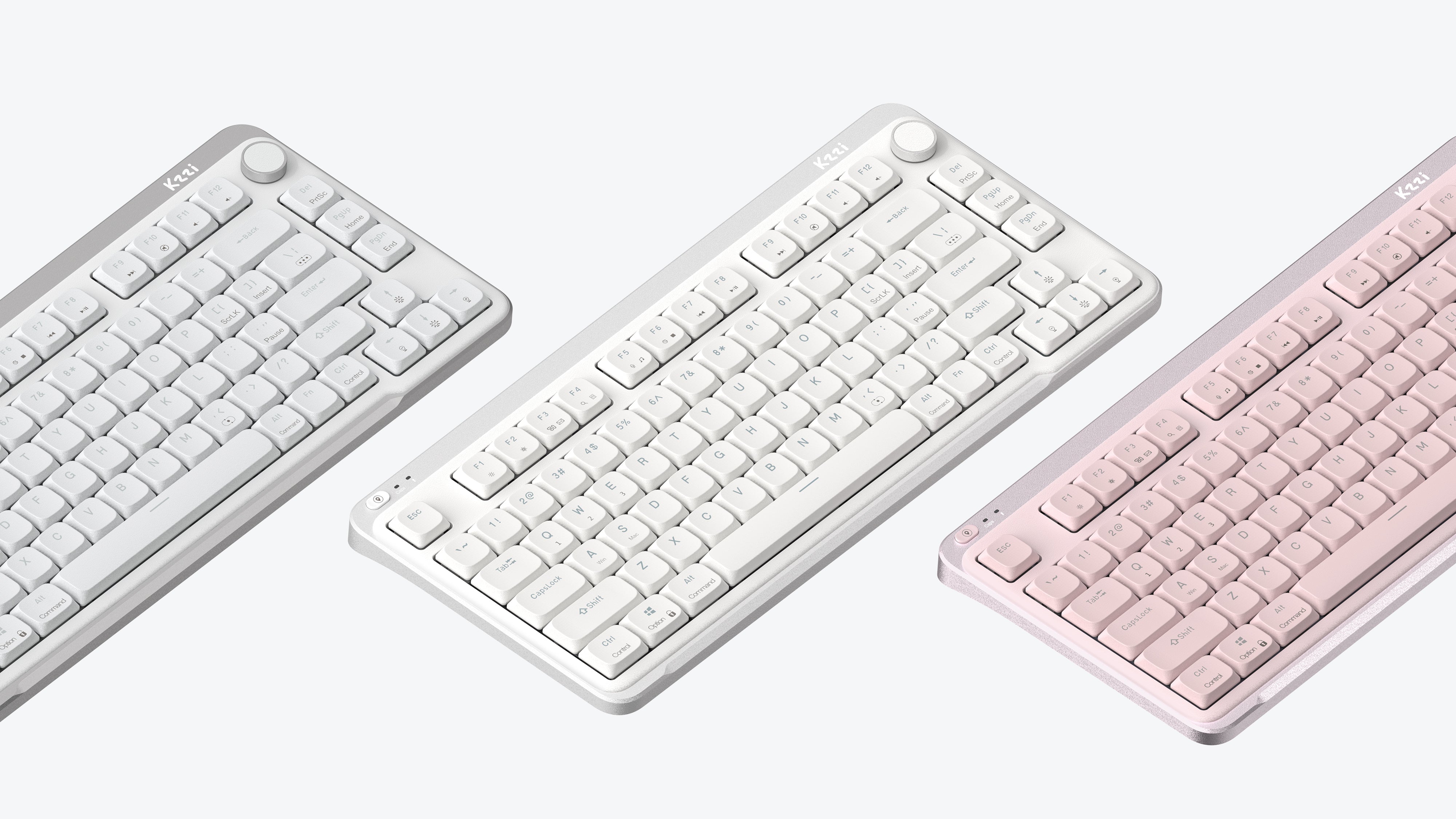 KZZI i75v2 Low-Profile Mechanical Keyboard – 75% Tri-Mode – OZO