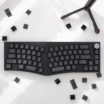 Black on Black Engraved – 152-Key ABS Cherry Profile ANSI Keycap Set
