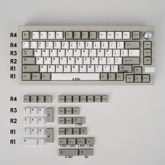 Vintage Bagua - 121 Keycap Set Cherry Profile For MX Switches
