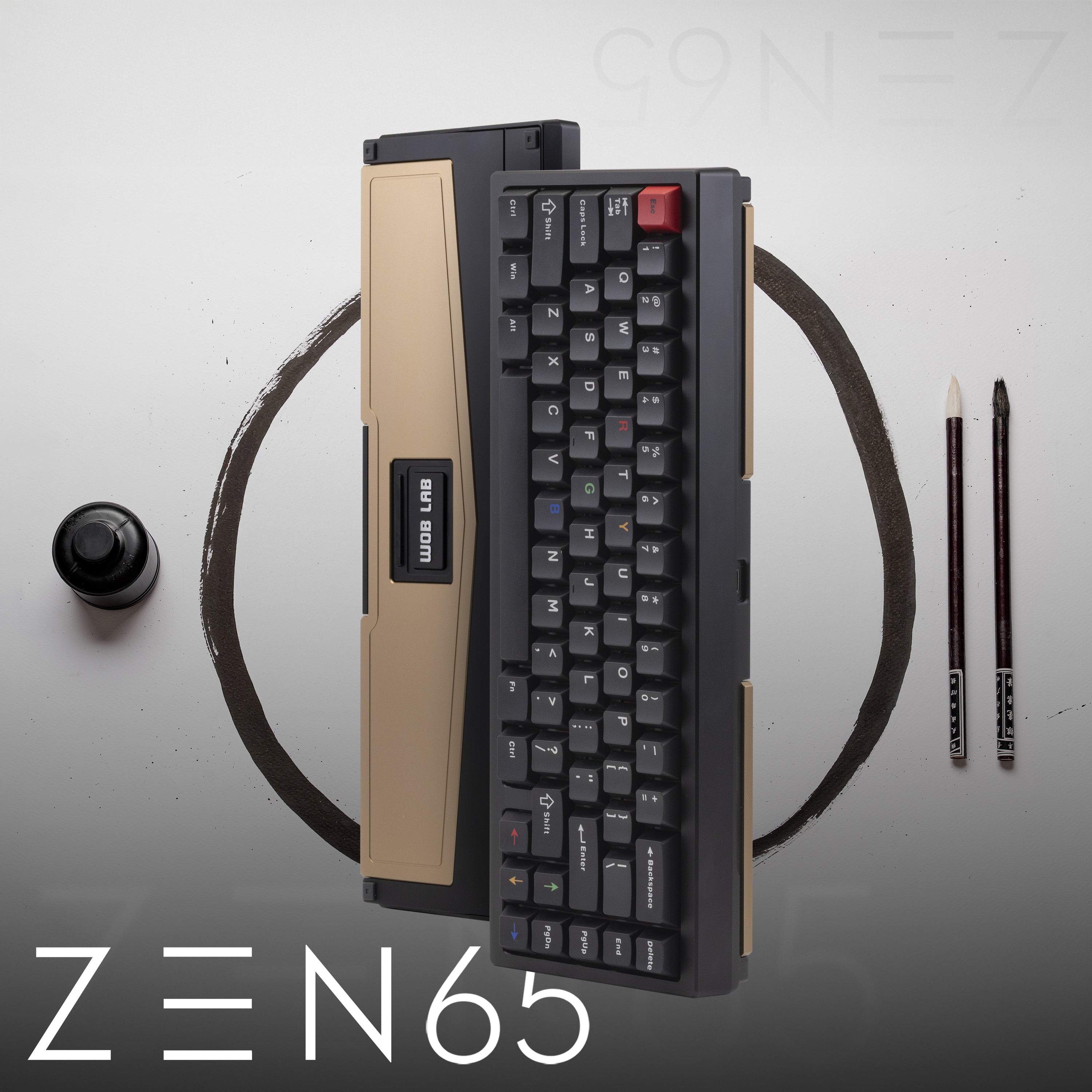 Wobkey - ZEN 65 Quick-Release Tri-Mode Mechanical Keyboard