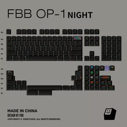 FBB - OP-1 Designer Minimalist PBT ANSI/ISO Keycap Set