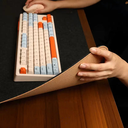 PINEYU - Felt Cork Mouse Pad Thickened Minimalist Desk Mat